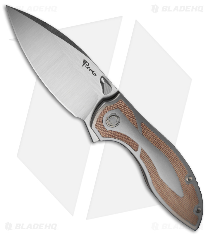 Reate + Lambert Iron-X Knife | Brown Micarta | Blade HQ