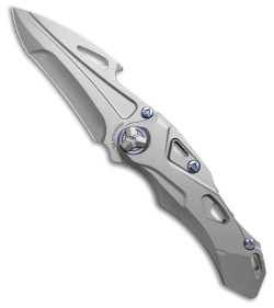 Rike Knife Athron Frame Lock Knife Titanium (3.2" Bead Blast)