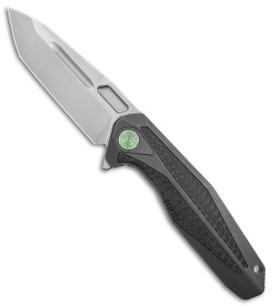 Rike Knife Thor1 Integral Framelock Flipper Carbon Fiber/Ti (3.75" Bead Blast)