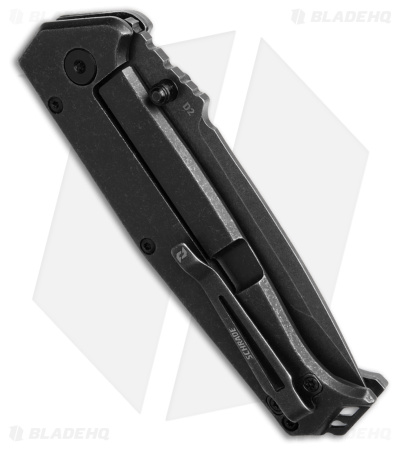 Schrade Melee Assisted Frame Lock Knife OD Green G-10 (3.5" Black SW Serr)