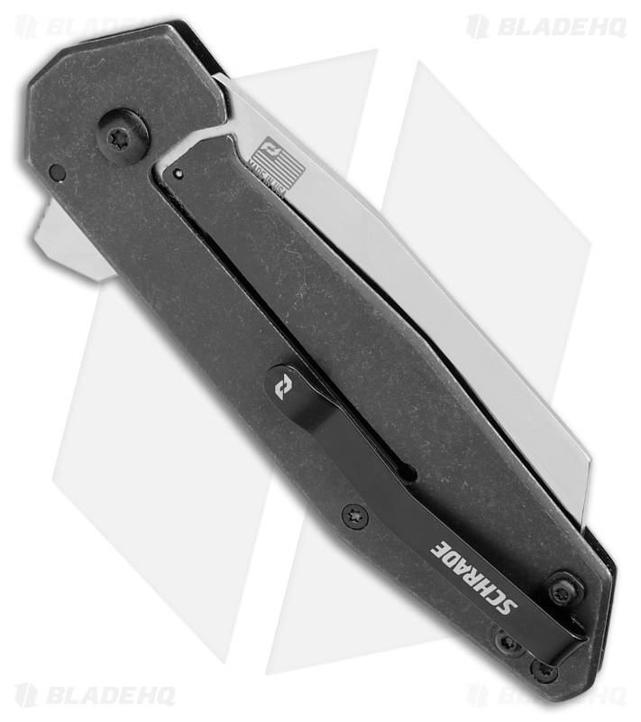 Schrade Slyte Frame Lock Knife Black Stainless Steel (3" Satin)