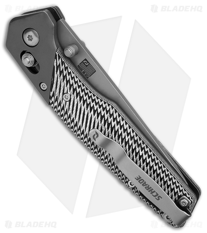 Schrade Truix Pivot Lock Knife Gray G-10 (3.1" Bead Blast)