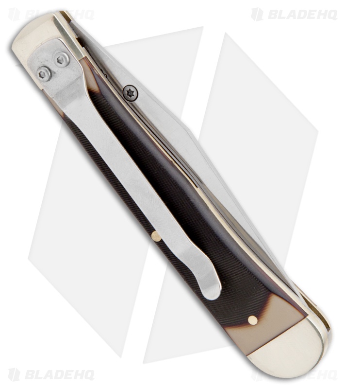 Old Timer Clip Point Liner Lock 4.125" Sawcut 294OT