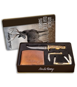 Schrade Uncle Henry Limited Edition Knife & Wallet Gift Set 