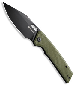 SENCUT GlideStrike Liner Lock Knife OD Green G-10 (3.75" Black SW) S23018-3