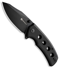 SENCUT Excalis Green micarta Reverse Tanto Black 9Cr18MoV
