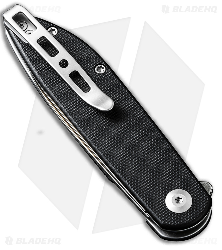 SENCUT Bocll II Liner Lock Knife Black G-10 (2.9" Satin)  S22019-1