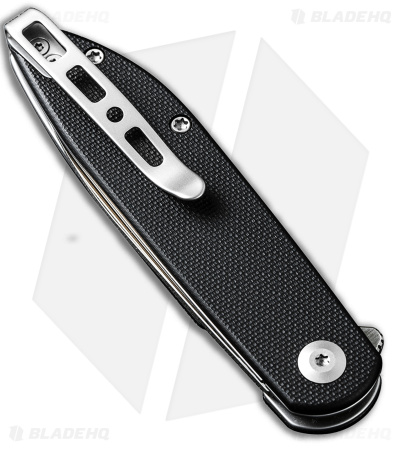 SENCUT Bocll II Liner Lock Knife Black G-10 (2.9" Satin)  S22019-1