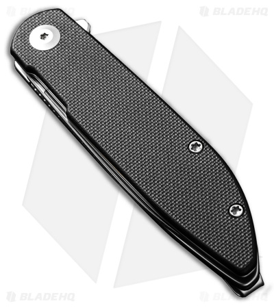 SENCUT Bocll II Liner Lock Knife Black G-10 (2.9" Satin)  S22019-1