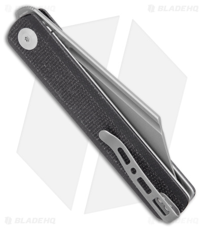 SENCUT Bronte Reverse Tanto Knife Black Micarta (3.38" Stonewashed) SA08A