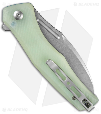 SENCUT Watauga Button Lock Knife Natural G-10 (3.5" SW) S21011-3