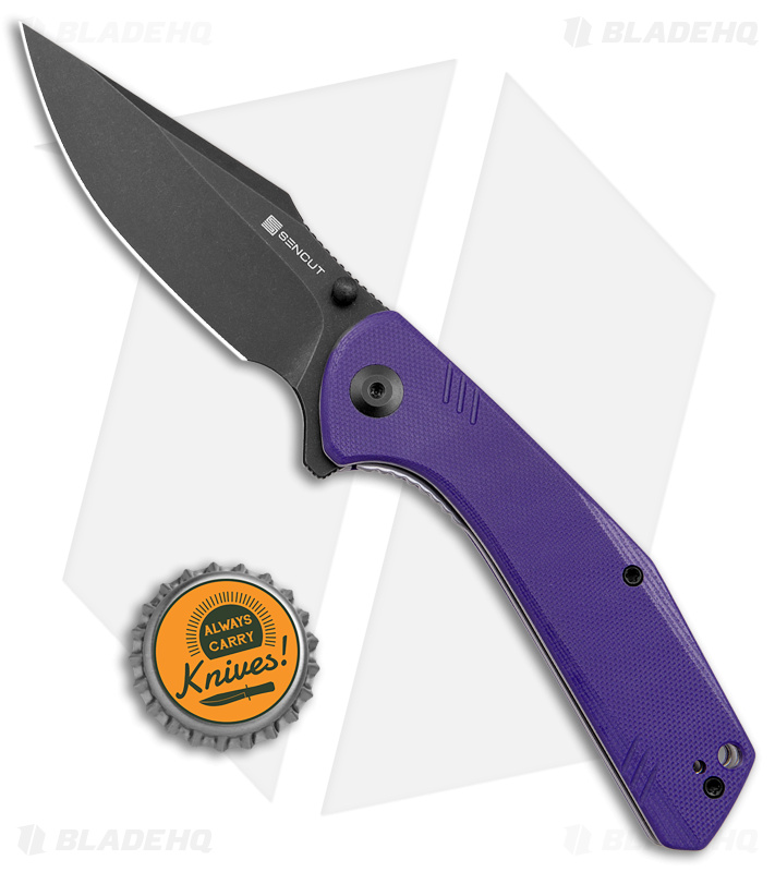 SENCUT Actium Knife Purple G-10 3.5
