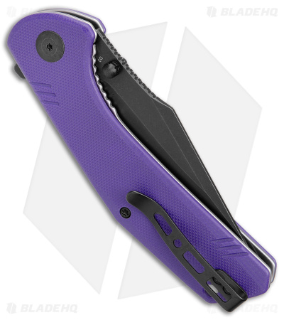 SENCUT Actium Knife Purple G-10 3.5 Black SW - Blade HQ