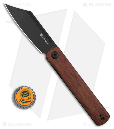 SENCUT Bronte Liner Lock Knife Cuibourtia Wood (3.4" Black SW) SA08E