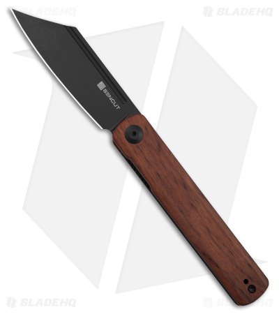 SENCUT Bronte Liner Lock Knife Cuibourtia Wood (3.4" Black SW) SA08E