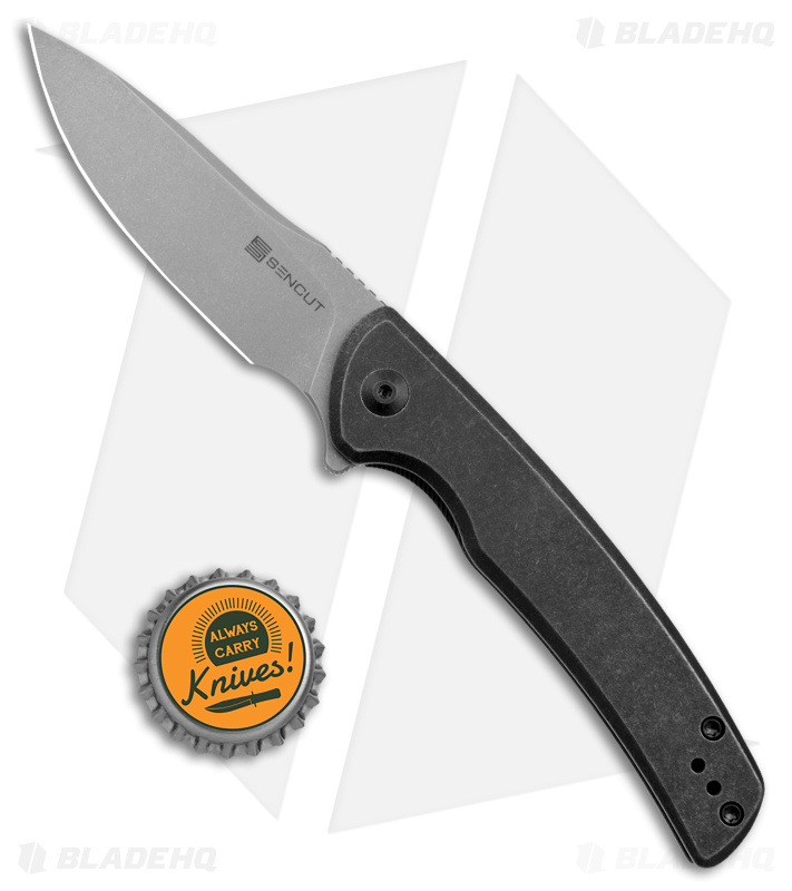 nnk❁  SENCUT Tynan Frame Lock Knife Black SW Steel- Blade HQ