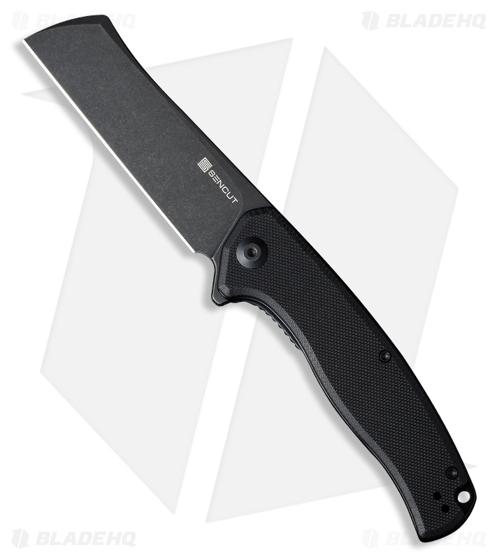 SENCUT Traxler Liner Lock Flipper Knife Black G-10 (3.49" Black) S20057-1