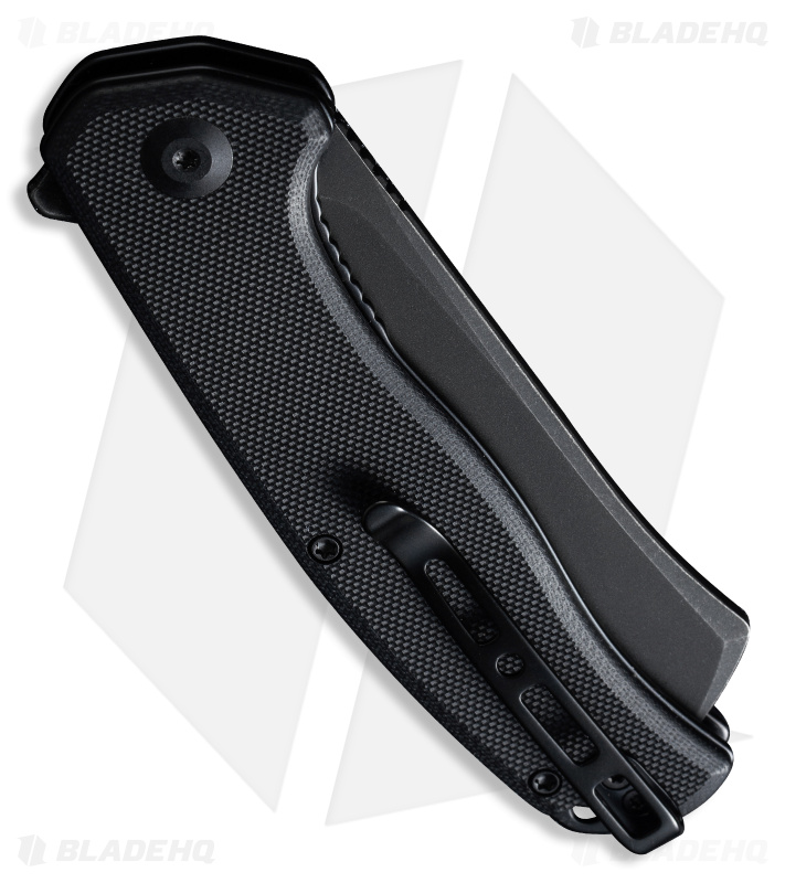 SENCUT Traxler Liner Lock Flipper Knife Black G-10 (3.49" Black) S20057-1