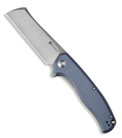 SENCUT Traxler Liner Lock Flipper Knife Blue G-10 (3.49" Satin) S20057-2