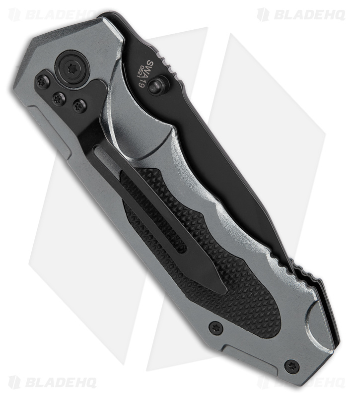 Smith & Wesson Extreme Ops Liner Lock Black/Gray - Blade HQ
