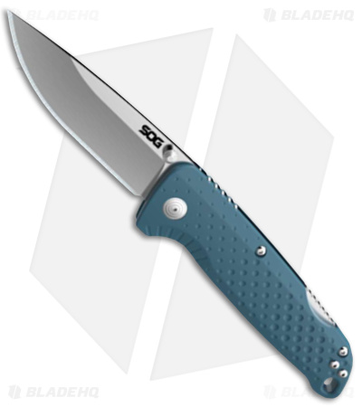 SOG Adventurer LB Lock Back Knife GFN Nordic Blue (3.00" Satin) 13110357