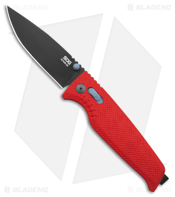 SOG Altair XR Lock Folding Knife | Canyon Red GRN - Blade HQ