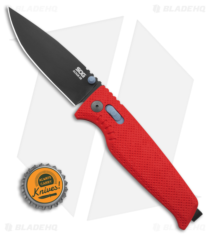 SOG Altair XR Lock Folding Knife | Canyon Red GRN - Blade HQ
