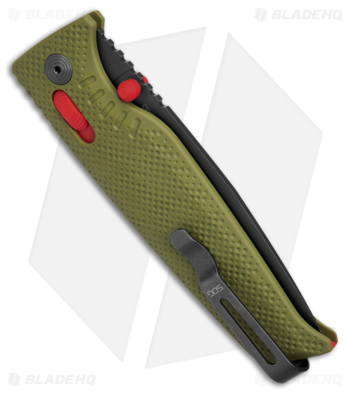 SOG Altair XR Lock Folding Knife Field Green GRN (3.2" Gray) 12-79-03-57