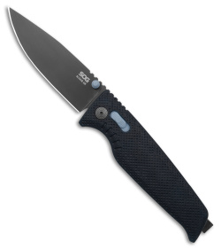 SOG Altair XR Lock Folding Knife Squid Ink Black/Blue Nylon (3.2" Black)