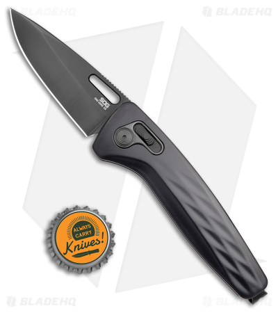 SOG One-Zero XR Lock Knife Black Aluminum (3.1" Black Chrome)