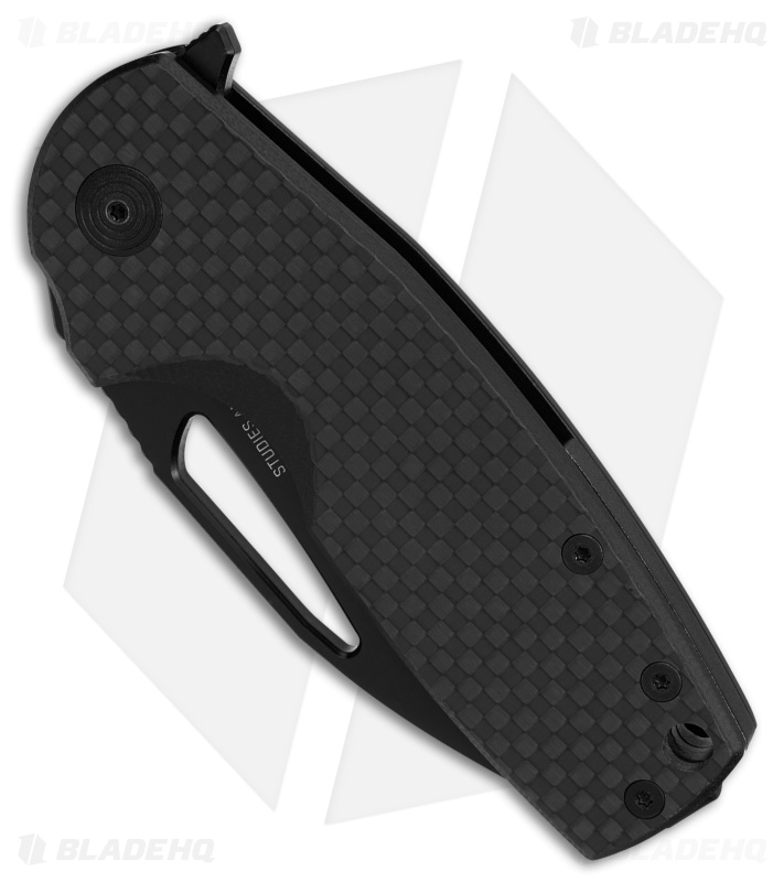 SOG Stout FLK Frame Lock Knife Carbon Fiber (2.6" Black)