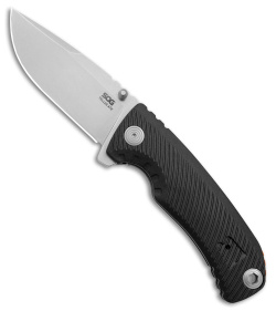 SOG Tellus ATK Assisted Frame Lock Knife Blaze Black w/ Orange (3.2" SW) 