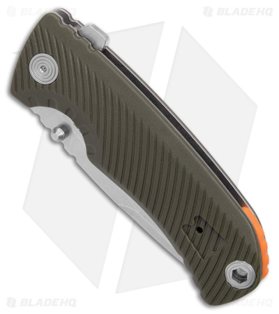 SOG Tellus ATK Assisted Frame Lock Knife OD Green/Orange (3.2" SW) 