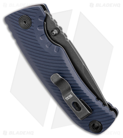 SOG Tellus ATK Assisted Frame Lock Knife Squid Ink/Yellow (3.2" Black SW)