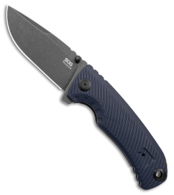 SOG Tellus ATK Assisted Frame Lock Knife Squid Ink/Yellow (3.2" Black SW)