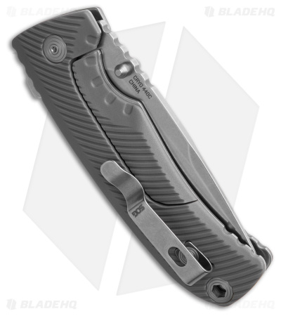 SOG Tellus Frame Lock Knife Wolf Gray FRN (3.65" Stonewash Cryo 440)