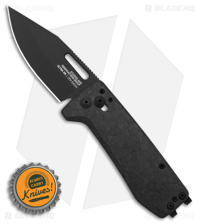 SOG Ultra XR Folding Knife Blackout Carbon Fiber (2.8" Black S35VN)