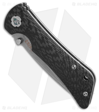 Southern Grind Spider Monkey DP Liner Lock Knife Carbon Fiber (3.25" SW Serr)