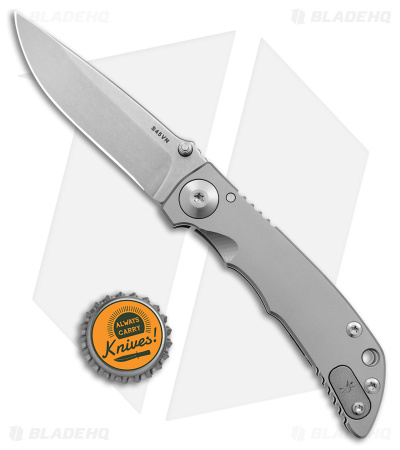 Spartan Blades Harsey Folder Frame Lock Knife Titanium (3.25" Stonewash) SF10SW