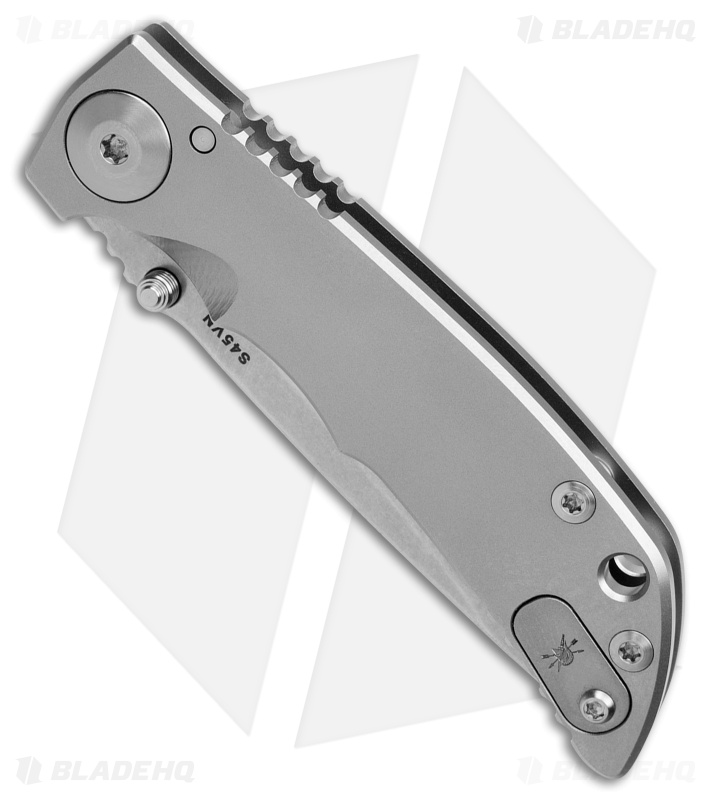 Spartan Blades Harsey Folder Frame Lock Knife Titanium (3.25" Stonewash) SF10SW