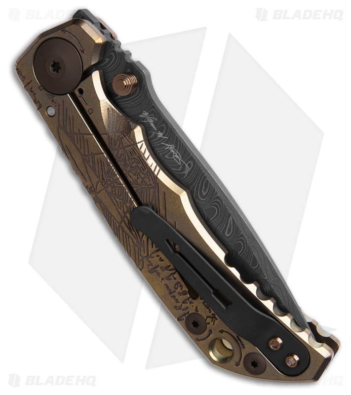 Spartan Blades Harsey Bronzed DiVinci Ti Damascus