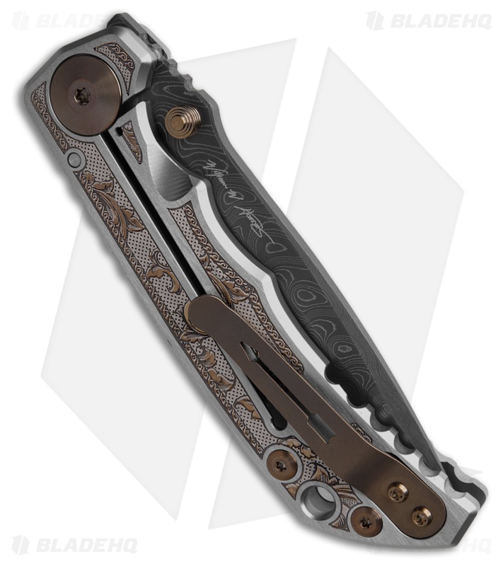 Spartan Blades Harsey Frame Lock Knife Flourishes (Damascus)