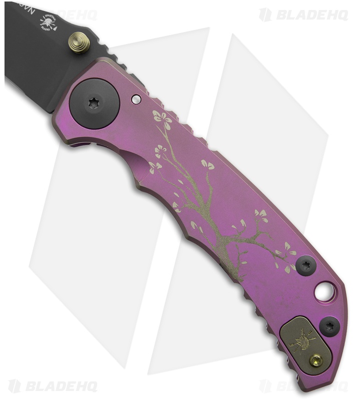断捨離 BLACK DESIGN シダレ桜 Spartan Blades Harsey Folder Knife Cherry Blossom Ti Black