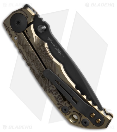Spartan Blades Harsey Frame Lock Knife Special Edition Da Vinci Ti (3.9" Black)