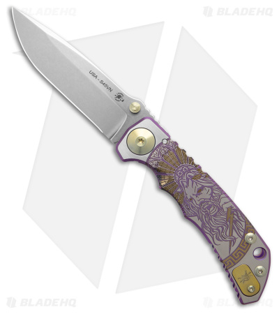 Spartan Blades Harsey Folder Knife Cherry Blossom Ti Black