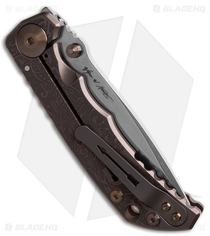 Spartan Blades Harsey Frame Lock Knife Special Edition Relic Copper Ti (3.9" SW)