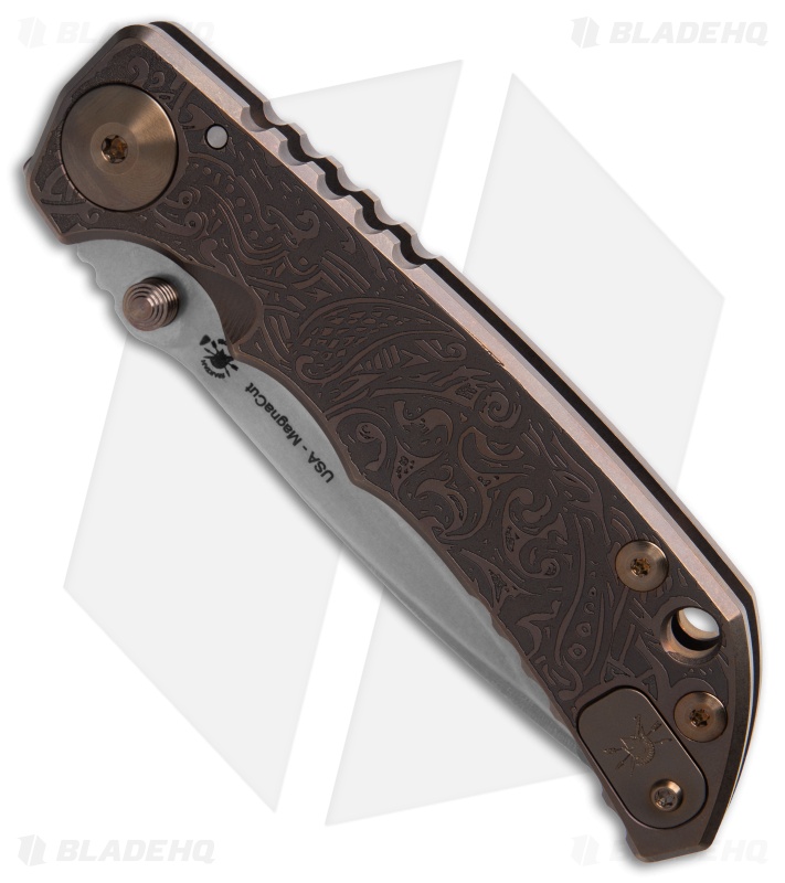 Spartan Blades Harsey Frame Lock Knife Special Edition Relic Copper Ti (3.9" SW)