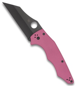 Spyderco YoJumbo Compression Lock Knife Pink G-10 (4" Black S30V) C253GPNBKP