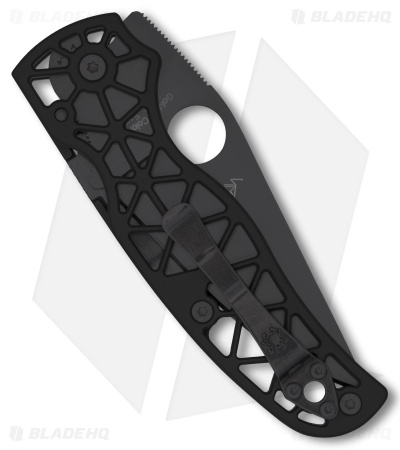 Spyderco Edgerati Compression Lock Knife Black (3.6" Black S30V)