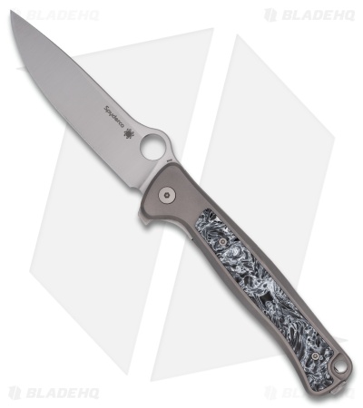 すらいむ Spyderco Slym Knife Gray PVD Ti + Dark Matter Polar FC